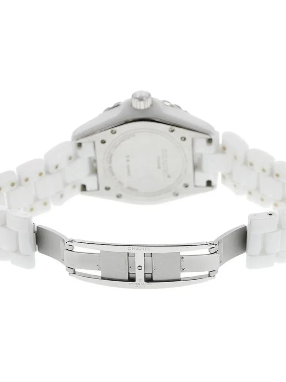 CHANEL J12 H0970 White ceramic date white Dial Automatic Men's Watch_968253